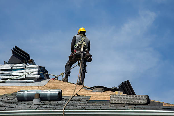 Professional Roofing technician working in Edisto Island, SC